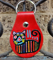 Key Fob with Mola Cat