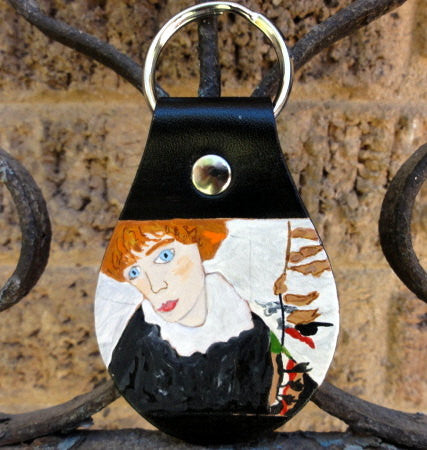 Key Fob with Portrait of Wally
