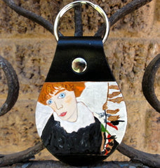 Key Fob with Portrait of Wally