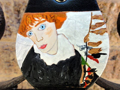 Key Fob with Portrait of Wally