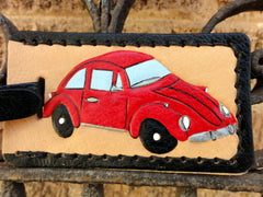 Luggage Tag with VW Beetle