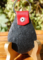 Western red leather Key Fob